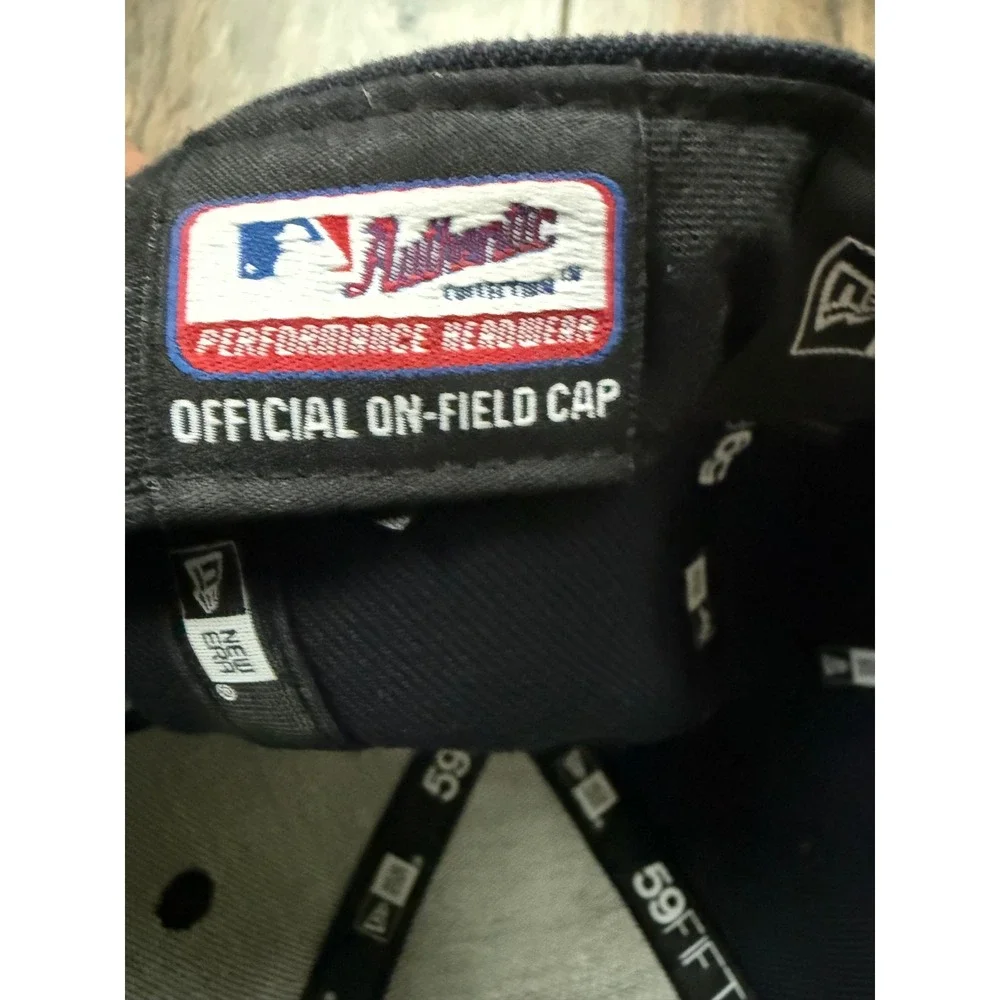 New Era Detroit Tigers MLB Baseball Cap Youth Size 6 3/8 Navy Orange‎